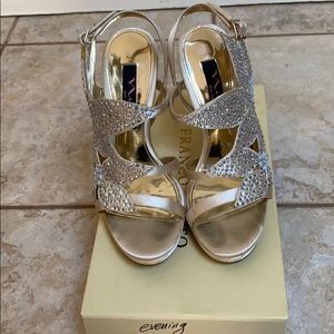 Nina Rhinestone Decorated Evening Heels